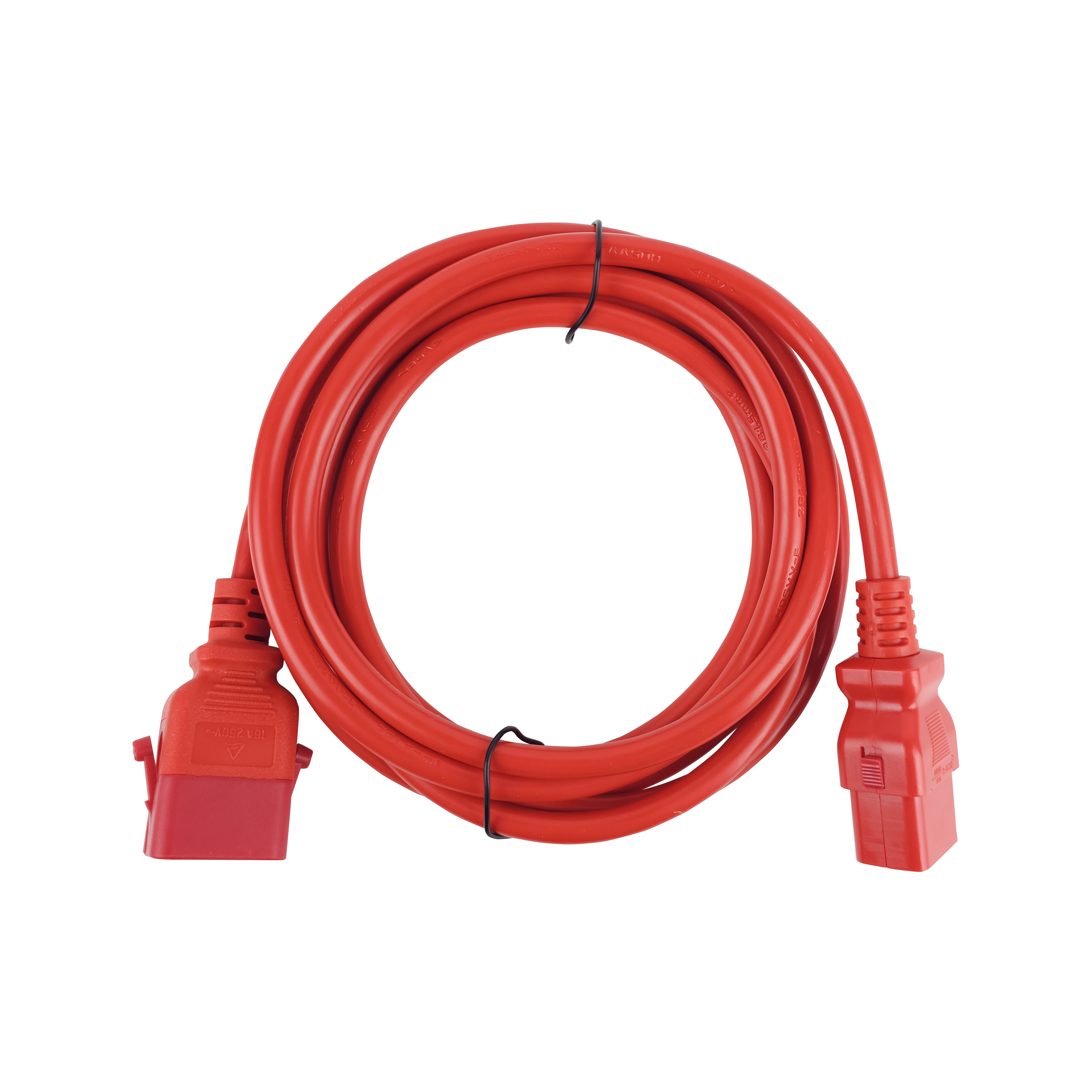 Блоки распределения питания Силовой шнур BNH, IEC 60320 С19, вилка IEC 60320 С20, 3 м, 16А, с фиксатором обеих сторон, цвет: красный купить у официального дистрибьютора в Санкт-Петербурге и Москве с доставкой.