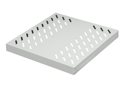 Приборная полка для тяжелого оборудования для сетевых шкафов TS с профильными шинами с загибом