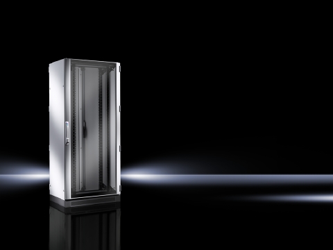 TS IT Шкаф 800x2100x1200 42U, предсобр.,19" рамы,обз.дв.спер.,ст.дв.сзади,FlexBlock,пан.осн Rittal артикул 5511151 Риттал, фото на Овертайм