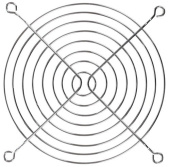 Решетка для вентиляторов 120x120 мм., (хромированный сталь) арт. PT1212  купить у официального дистрибьютора в Санкт-Петербурге и Москве с доставкой по РФ.