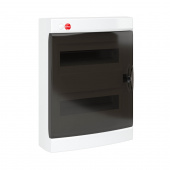 Щиток настен.с двер.24мод.,IP41,бел.,с клем.блок.2х87508 и замком DKC арт. DKC 84924  купить у официального дилера в Санкт-Петербурге и Москве с доставкой.