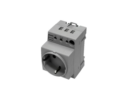 Розетка 16А на DIN рейку, 2шт Rittal артикул 2506120 Риттал, фото на Овертайм