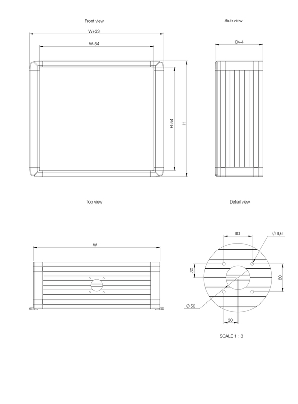 OI Aluminium box 495/542/200  арт. OICP495420  купить у официального дистрибьютора в Санкт-Петербурге и Москве с доставкой.