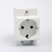 OPAP-LED; Розетка на DIN-рейку, с заземлением, с индикацией, 16А, 230В (с защитной крышкой) арт. 7162-ONKA  купить у официального дистрибьютора в Санкт-Петербурге и Москве с доставкой.