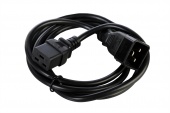 Шнур питания с заземлением IEC 60320 C19/IEC 60320 C20, 16 А / 250 В (3 × 1,5), длина 3 м арт. R-16-Cord-C19-C20-3  купить у официального дистрибьютора в Санкт-Петербурге и Москве с доставкой.