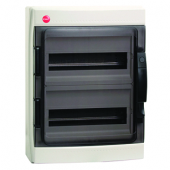 Щиток настен.с двер. 24мод.,IP65,сер.,с клем. блок. 2х87508 и замком DKC арт. DKC 85924  купить у официального дилера в Санкт-Петербурге и Москве с доставкой.