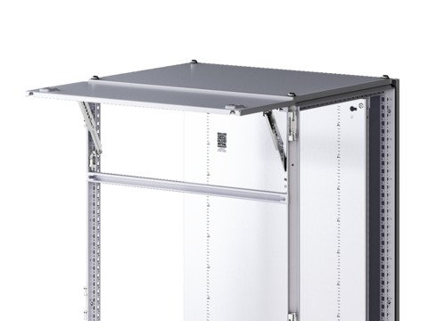 Фиксатор для фальш-панели, сверху на шарнирах