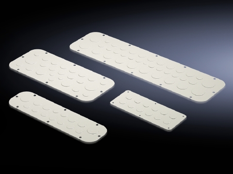 Металлические фланш-панели с метрической разметкой