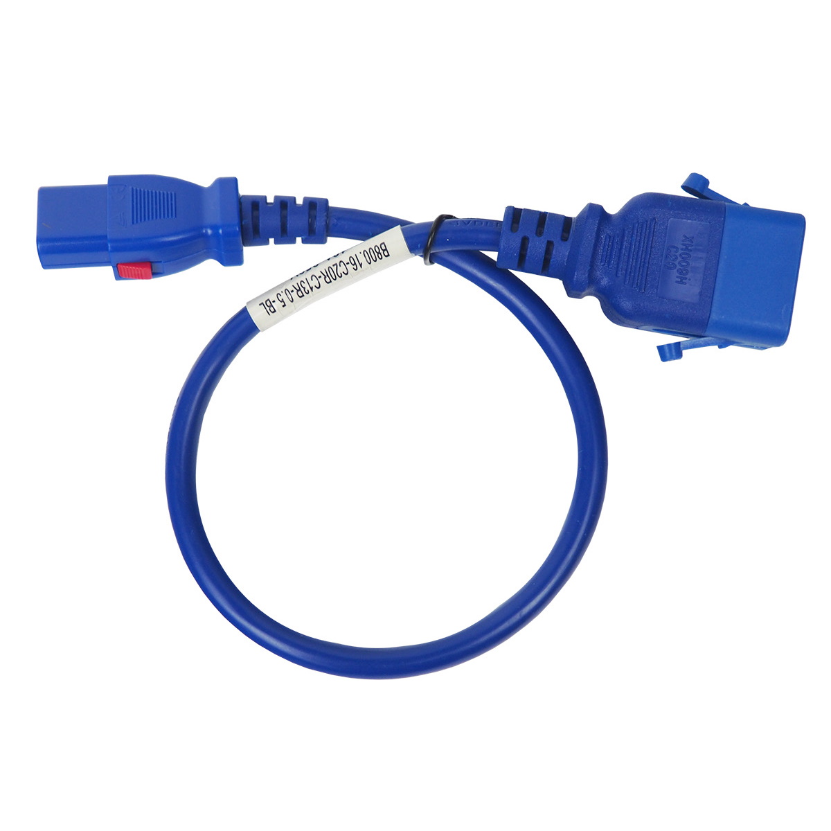 Блоки распределения питания Силовой шнур BNH, IEC 60320 С13, вилка IEC 60320 С20, 0.5 м, 16А, с фиксатором обеих сторон, цвет: синий купить у официального дистрибьютора в Санкт-Петербурге и Москве с доставкой.