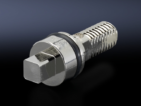 Вставка для замка, 7 мм, квадратная Rittal артикул 2523000 Риттал, фото на Овертайм