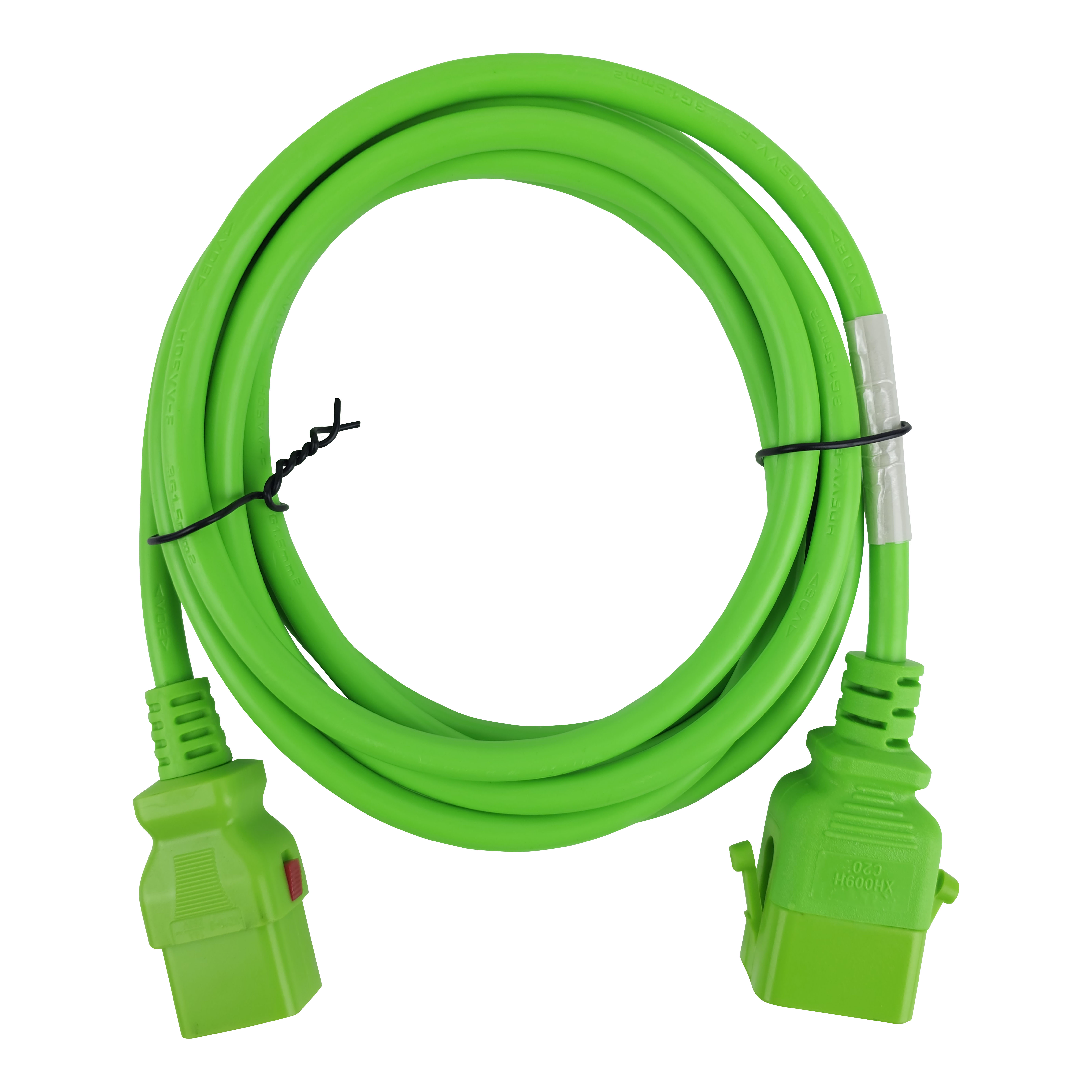 Блоки распределения питания Силовой шнур BNH, IEC 60320 С19, вилка IEC 60320 С20, 3 м, 16А, с фиксатором обеих сторон, цвет: зелёный купить у официального дистрибьютора в Санкт-Петербурге и Москве с доставкой.