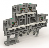 Двухуровневая клемма 4 кв.мм с заземлением в нижнем ярусе (уп.=40 шт) DKC арт. DKC ZEFD420GR  купить у официального дилера в Санкт-Петербурге и Москве с доставкой.