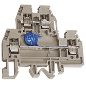 DAS.4/V230GR, 2х уровневый проходной зажим серый 4 кв.мм с варистором между уровнями 230 В (уп.=20 шт) DKC арт. DKC ZDSV230GR  купить у официального дилера в Санкт-Петербурге и Москве с доставкой.