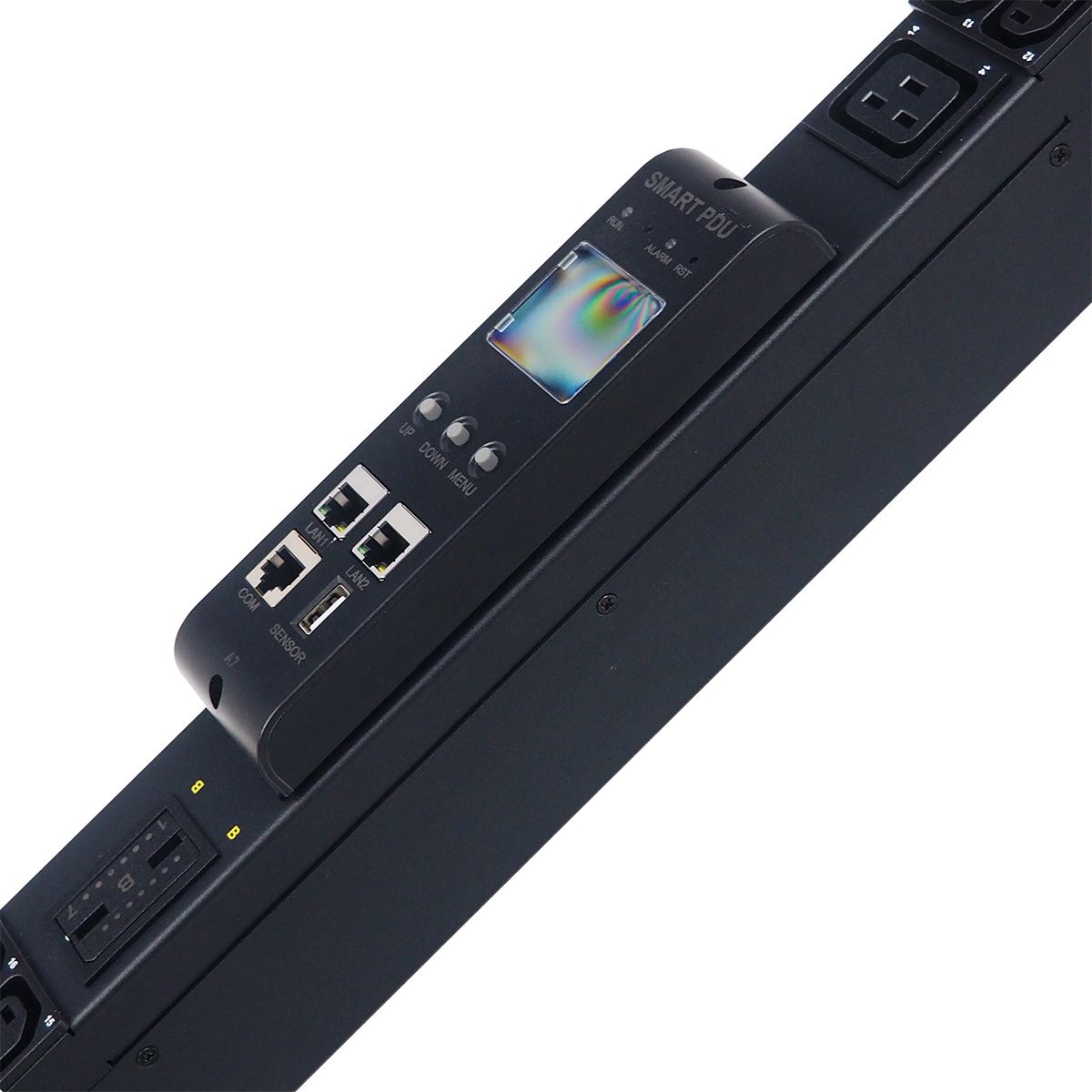 БРП (PDU) Managed BNH B800.MMN, IEC 60320 С13 х 36, IEC 60320 С19 х 6, 16А, 3ф, вход IEC 309 16A 3L+N+E, шнур 3 м, автомат,чёр  арт. B800.MMN-3x16-36C13-6C19  купить у официального дистрибьютора в Санкт-Петербурге и Москве с доставкой.