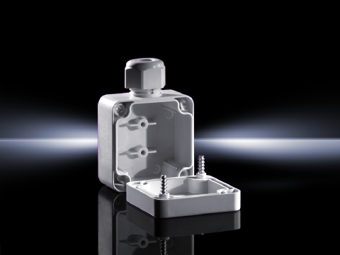 PK Пластиковый бокс с кабельным патрубком, 10 шт Rittal артикул 9530000 Риттал, фото на Овертайм