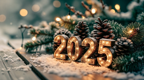 С наступающим Новым годом и Рождеством!