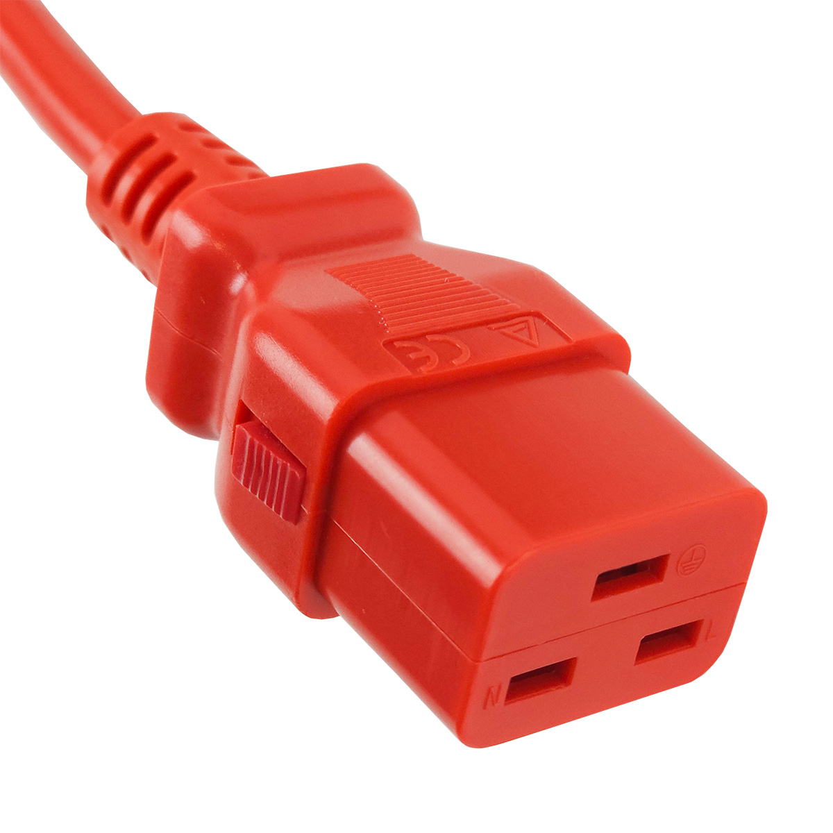 Блоки распределения питания Силовой шнур BNH, IEC 60320 С19, вилка IEC 60320 С20, 2 м, 16А, с фиксатором обеих сторон, цвет: красный купить у официального дистрибьютора в Санкт-Петербурге и Москве с доставкой.