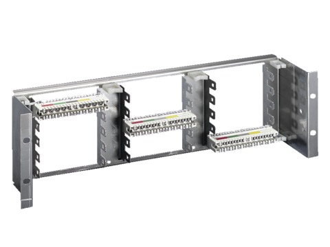 Несущий модуль, 3 ЕВ для плинтов LSA-Plus, макс. 150 пар