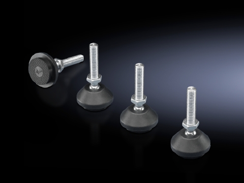 7493230 DK Рег. ножки M12 с демпфированием 4шт  Rittal артикул 7493230 Риттал, фото на Овертайм