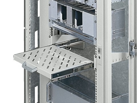 Приборная полка 2 ЕВ 482,6 мм (19") для 19" системной перфорации