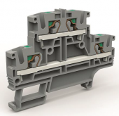 Двухуровневая клемма 4 кв.мм синяя (уп.=100 шт) DKC арт. DKC ZEFD400BL  купить у официального дилера в Санкт-Петербурге и Москве с доставкой.