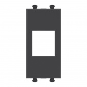 Адаптер без шторки для Keystone, "Avanti", "Черный матовый", 1 модуль DKC арт. DKC 4412211  купить у официального дилера в Санкт-Петербурге и Москве с доставкой.