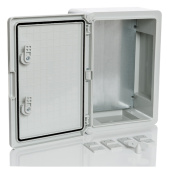 Пластиковый шкаф с монт. панелью, IP65. УХЛ1., 250х350х150, непрозрачная дверца арт. PP3002  купить у официального дистрибьютора в Санкт-Петербурге и Москве с доставкой по РФ.