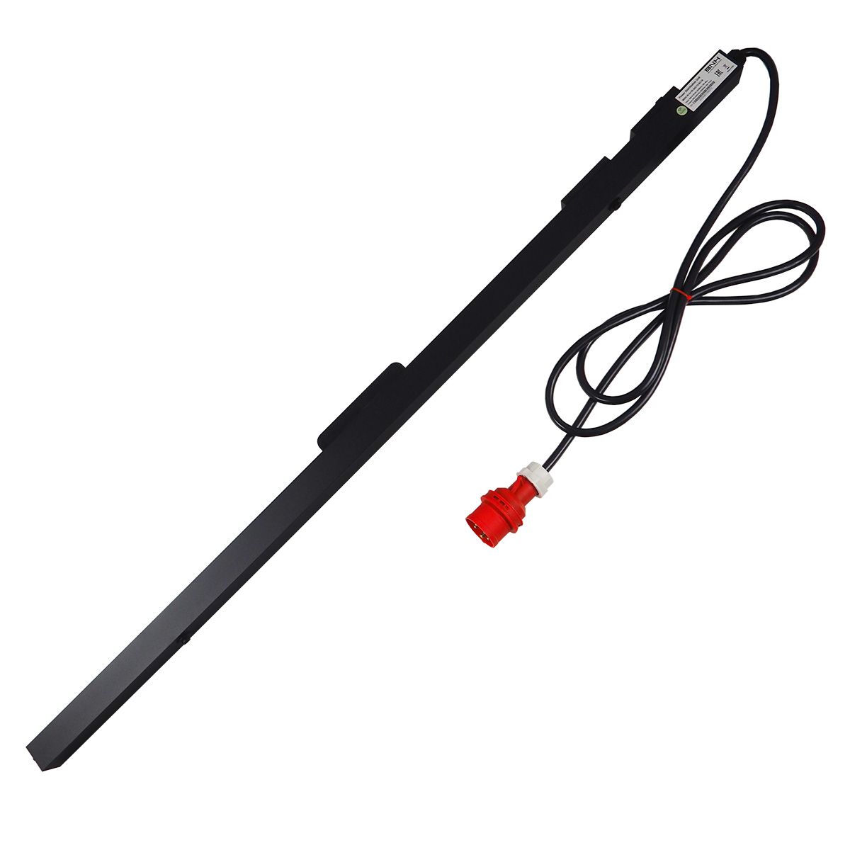 Блок распределения питания BNH B800.M, IEC С13 х24, IEC С19 х6, шнур 3м, 1500х52х45 мм(ВхШхГ), 16А, 3ф, вход IEC 309 16A 3P+N+E, чёрный  арт. B800.M-3x16-24C13-6C19  купить у официального дистрибьютора в Санкт-Петербурге и Москве с доставкой.