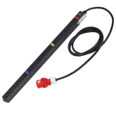 БРП (PDU) Basic BNH, IEC 60320 С13 х 20, IEC 60320 С19 х 6, вход IEC 309, шнур 3 м, 3ф 16А, чёрный  арт. B800-3x16-20C13-6C19  купить у официального дистрибьютора в Санкт-Петербурге и Москве с доставкой.