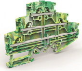 Трехуровневая клемма на 2,5 кв.мм с заземлением (уп.=35 шт) DKC арт. DKC ZEFTE200  купить у официального дилера в Санкт-Петербурге и Москве с доставкой.