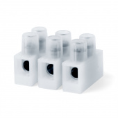 КЛЕММНИК Полиамид 6.6, 3р, 110 град., 450V, 24А, 2,5мм.кв. (р) (уп.=50 шт) DKC арт. DKC 43103NYR  купить у официального дилера в Санкт-Петербурге и Москве с доставкой.