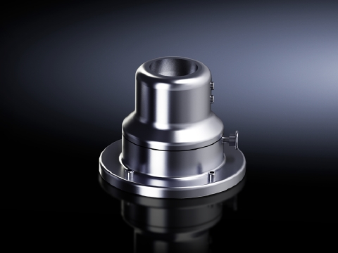 Настенное/напольное крепление, жесткое, CP 40, нержавеющая сталь Rittal артикул 6663500 Риттал, фото на Овертайм