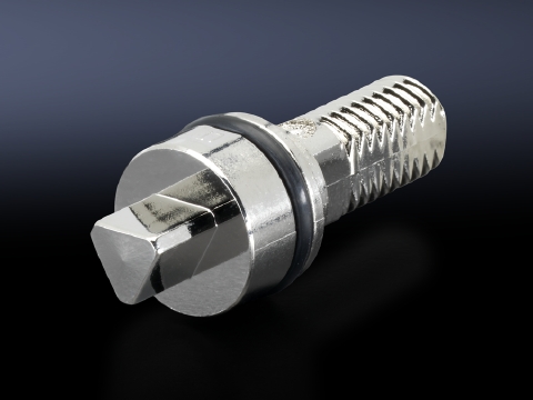 Вставка для замка, 7 мм, треугольная Rittal артикул 2527000 Риттал, фото на Овертайм