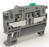 Клемма с размыкателем на 4 кв.мм синяя (уп.=70 шт) DKC арт. DKC ZEFS400BL  купить у официального дилера в Санкт-Петербурге и Москве с доставкой.