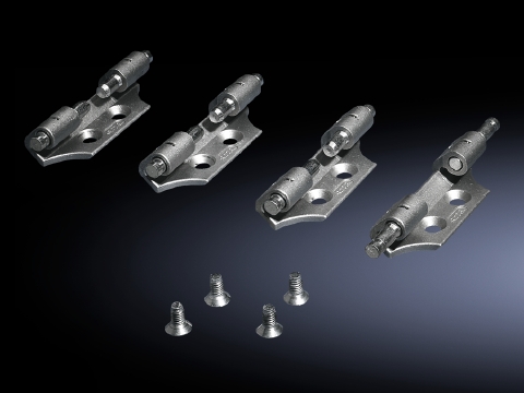 Петли для установки двери на шкаф TS8 угол открытия на 130°, 4шт Rittal артикул 8800020 Риттал, фото на Овертайм