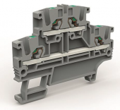 Двухуровневая клемма на 2,5 кв.мм синяя (уп.=130 шт) DKC арт. DKC ZEFD200BL  купить у официального дилера в Санкт-Петербурге и Москве с доставкой.