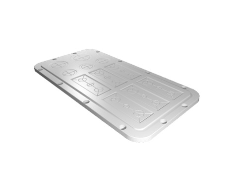 SZ Фланш-панель АХ модульн.436х221мм 1шт Rittal артикул 2567200 Риттал, фото на Овертайм