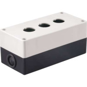 Корпус для кнопок 3 место. (Серый - Черный) арт. PB-BK03G  купить у официального дистрибьютора в Санкт-Петербурге и Москве с доставкой по РФ.