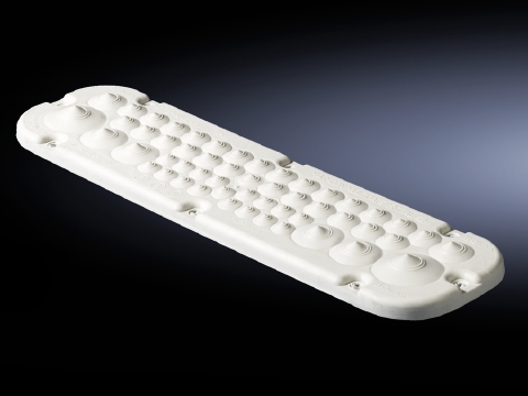 Пластиковые фланш-панели для ввода кабеля с мембранами