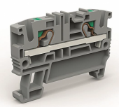 Проходная клемма 2 точки подключения на 4 кв.мм синяя (уп.=120 шт) DKC арт. DKC ZEFC400BL  купить у официального дилера в Санкт-Петербурге и Москве с доставкой.