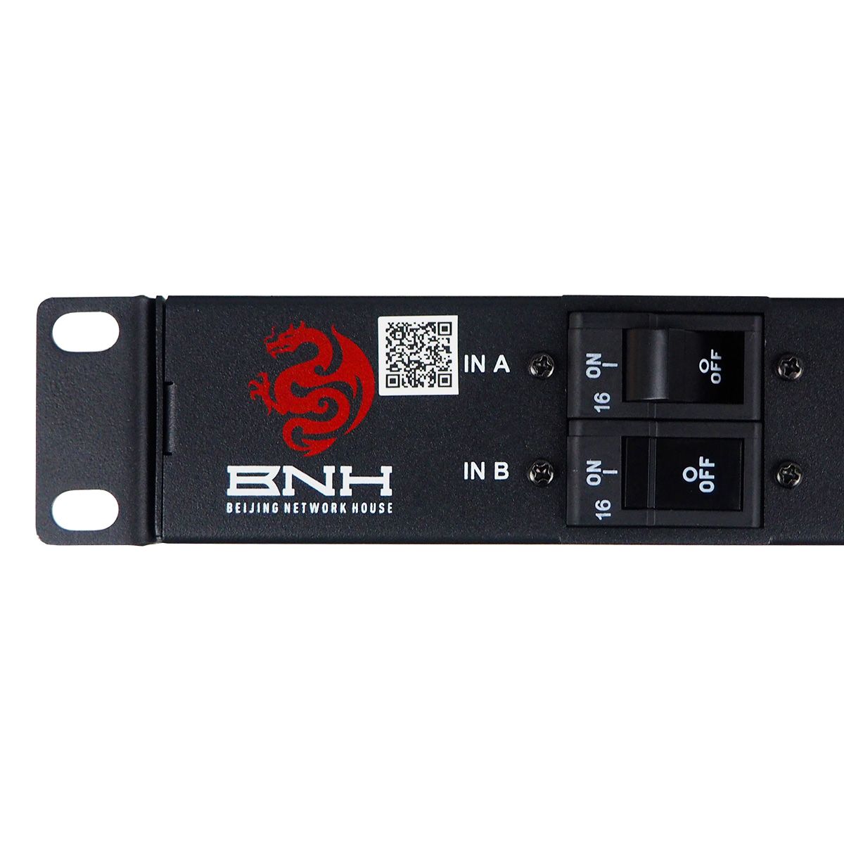 АВР BNH B800.MAS, IEC 60320 С13 х 10, вход IEC 320 C20, 44,5х484х330 мм (ВхШхГ), 16А, 1ф, автомат, чёрный, переключаемый  арт. B800.MAS-2x1х16-10C13  купить у официального дистрибьютора в Санкт-Петербурге и Москве с доставкой.