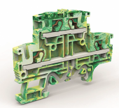 Двухуровневая клемма заземления на 4 кв.мм (уп.=40 шт) DKC арт. DKC ZEFDE400  купить у официального дилера в Санкт-Петербурге и Москве с доставкой.