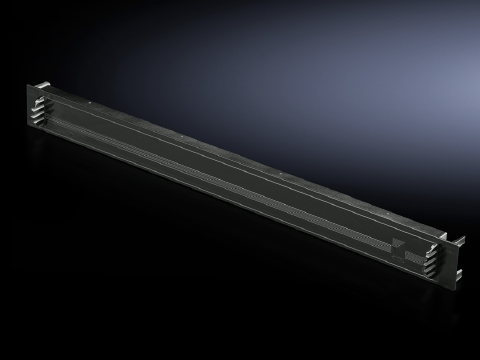 Глухая панель, 1 ЕВ Монтаж без использования инструментов, 482,6 мм (19")