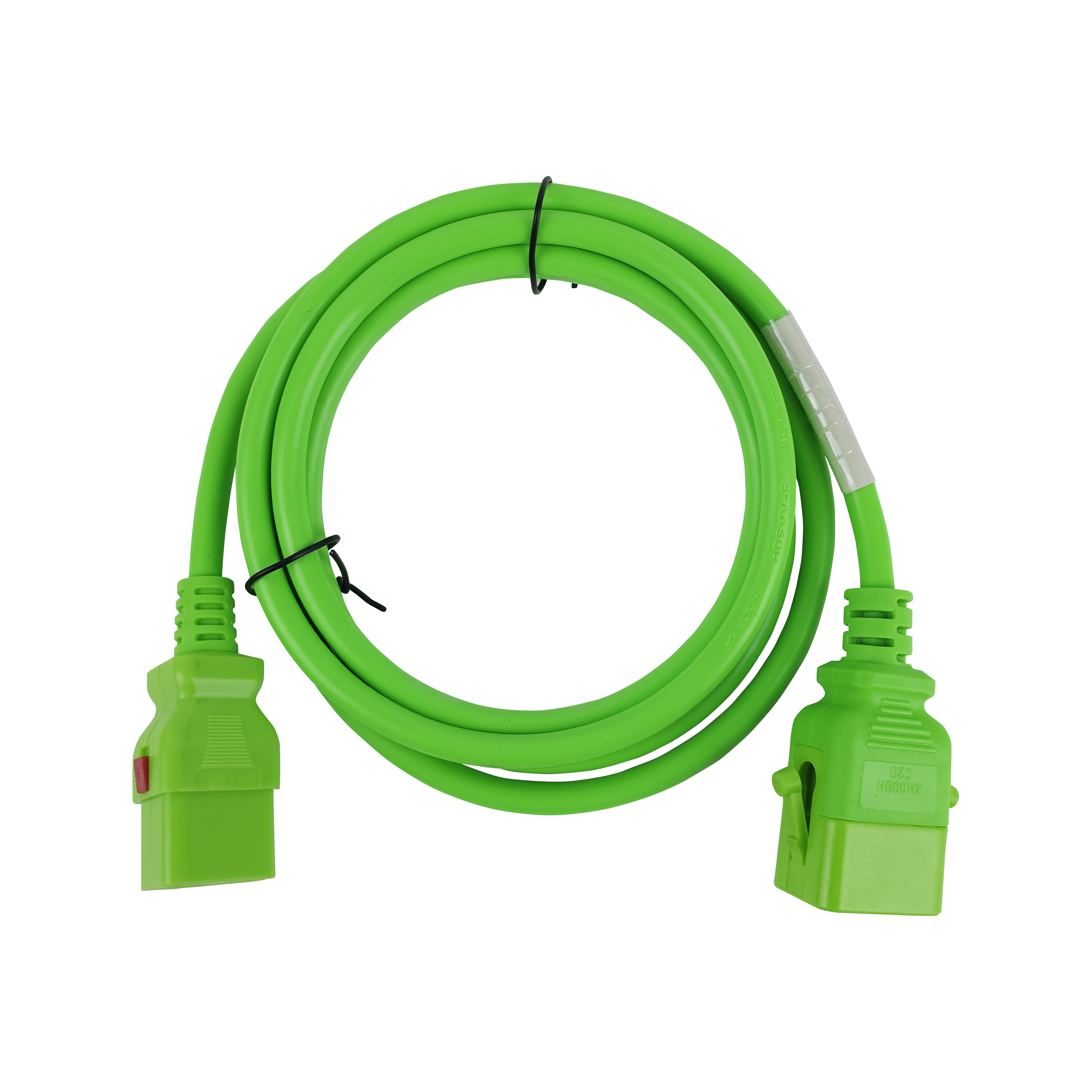 Блоки распределения питания Силовой шнур BNH, IEC 60320 С19, вилка IEC 60320 С20, 2 м, 16А, с фиксатором обеих сторон, цвет: зелёный купить у официального дистрибьютора в Санкт-Петербурге и Москве с доставкой.