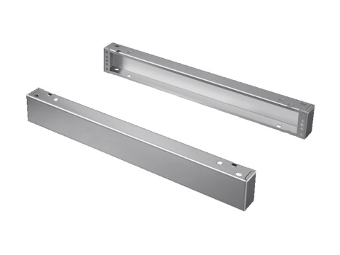 Элементы цоколя передние и задние, 100 мм Нержавеющая сталь для TS, SE