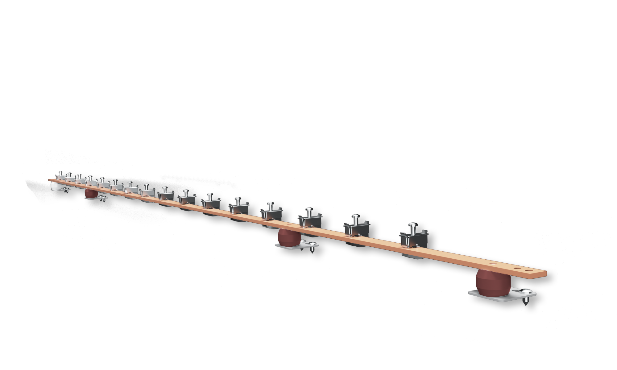 SZV.1745 Шина заземления вертикальная; В: 1745 мм IPEX купить у официального дистрибьютора в Санкт-Петербурге и Москве с доставкой.