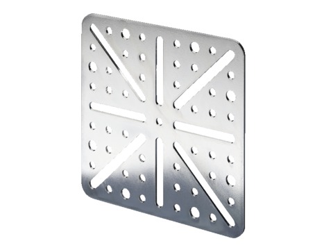 Монтажная пластина 118х118, 4 шт Rittal артикул 8612410 Риттал, фото на Овертайм