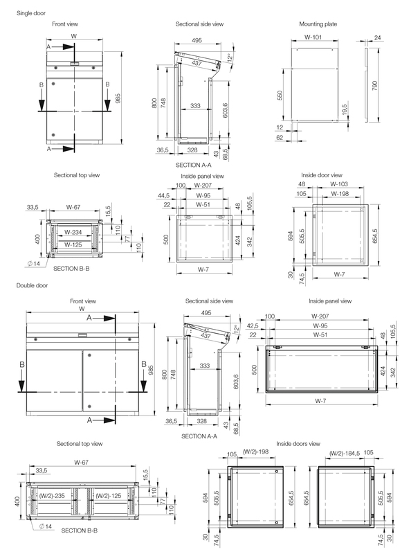 Console IP66 SS 985 1000 400  арт. MPGS10  купить у официального дистрибьютора в Санкт-Петербурге и Москве с доставкой.