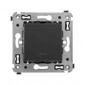 Кнопка одноклавишная в стену, "Avanti", "Черный матовый" DKC арт. DKC 4412153  купить у официального дилера в Санкт-Петербурге и Москве с доставкой.