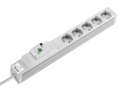 Блоки розеток в алюминиевом канале